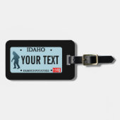 Idaho Sasquatch License Bord Bagagelabel (Voorkant horizontaal)