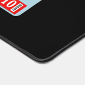 Idaho Sasquatch License Bord Bureaumat (Hoek)