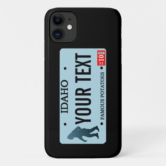 Idaho Sasquatch License Bord Case-Mate iPhone Case (Achterkant)