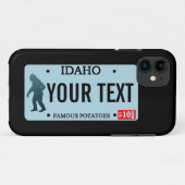 Idaho Sasquatch License Bord Case-Mate iPhone Case (Achterkant (horizontaal))