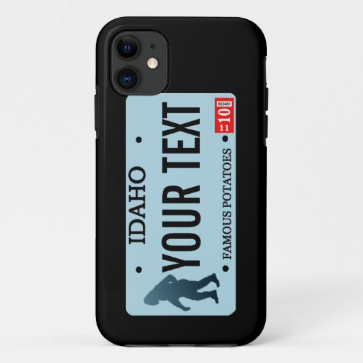 Idaho Sasquatch License Bord Case-Mate iPhone Case (Achterkant)