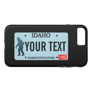 Idaho Sasquatch License Bord iPhone 8/7 Plus Hoesje