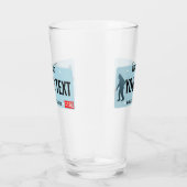 Idaho Sasquatch License Bord Glas (Rechts)