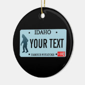Idaho Sasquatch License Bord Keramisch Ornament (Links)