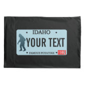 Idaho Sasquatch License Bord Kussensloop (Achterkant)