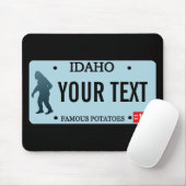 Idaho Sasquatch License Bord Muismat (Met muis)