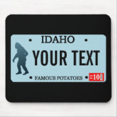 Idaho Sasquatch License Bord Muismat (Voorkant)