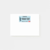 Idaho Sasquatch License Bord Post-it® Notes (Voorkant)