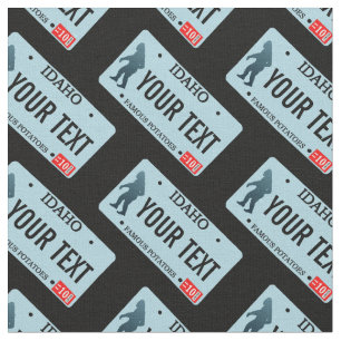 Idaho Sasquatch License Bord Stof