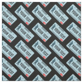 Idaho Sasquatch License Bord Stof (Swatch)