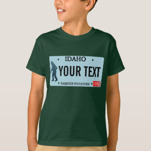 Idaho Sasquatch License Bord T-shirt