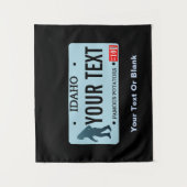 Idaho Sasquatch License Bord Wandkleed (Voorkant)