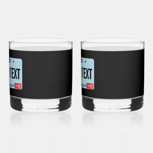 Idaho Sasquatch License Bord Whisky Glas (Links)