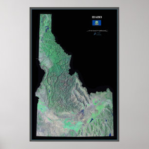 Idaho satelliet-poster poster