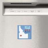 Idaho Save the Date -  stad Magneet (Insitu (Vaatwasser))