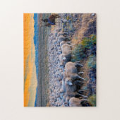 Idaho Schapenbegrazing. Legpuzzel (Verticaal)