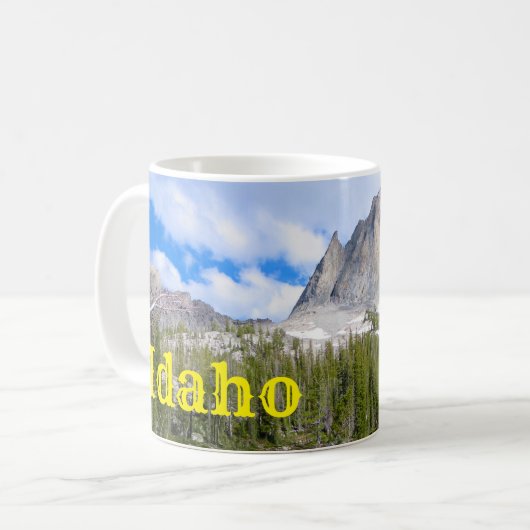 Idaho Schilderachtig Mountain Coffee Cup Mok Gift (Voorkant links)