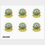 Idaho Seal Ronde Sticker (Vel)