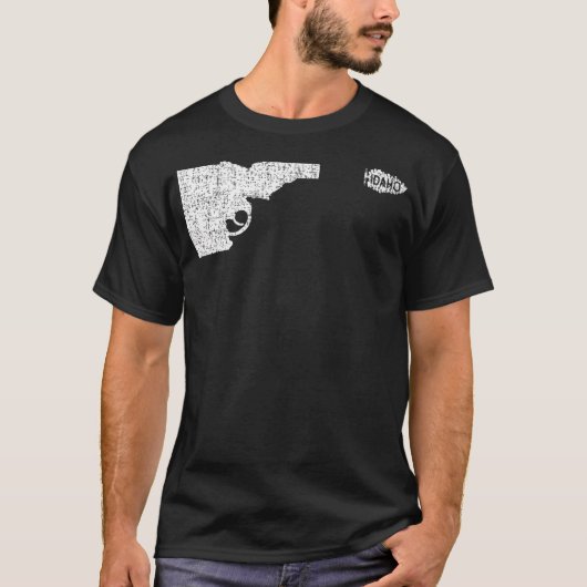Idaho Shooting Pine Tree Pistool Natuur Lover T-shirt (Voorkant)