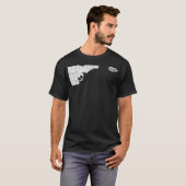 Idaho Shooting Pine Tree Pistool Natuur Lover T-shirt (Voorkant volledig)