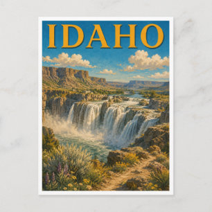 Idaho Shoshone Falls GeoSaga Briefkaart