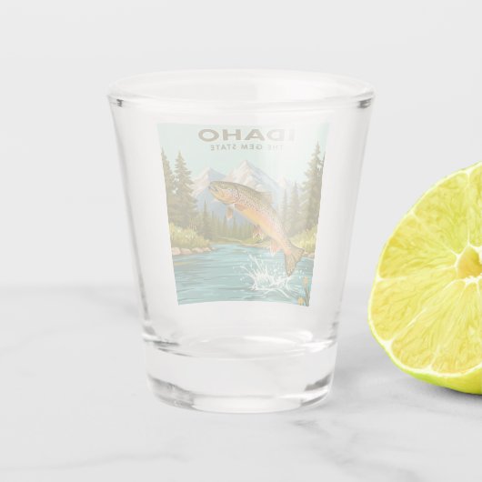 Idaho Shot Glas (Achterkant)