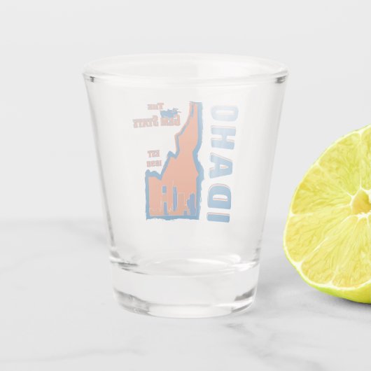 Idaho Shot Glass Shot Glas (Achterkant)