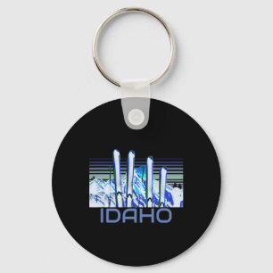 Idaho Ski-accessoires Retro Idaho Skilopen Sleutelhanger