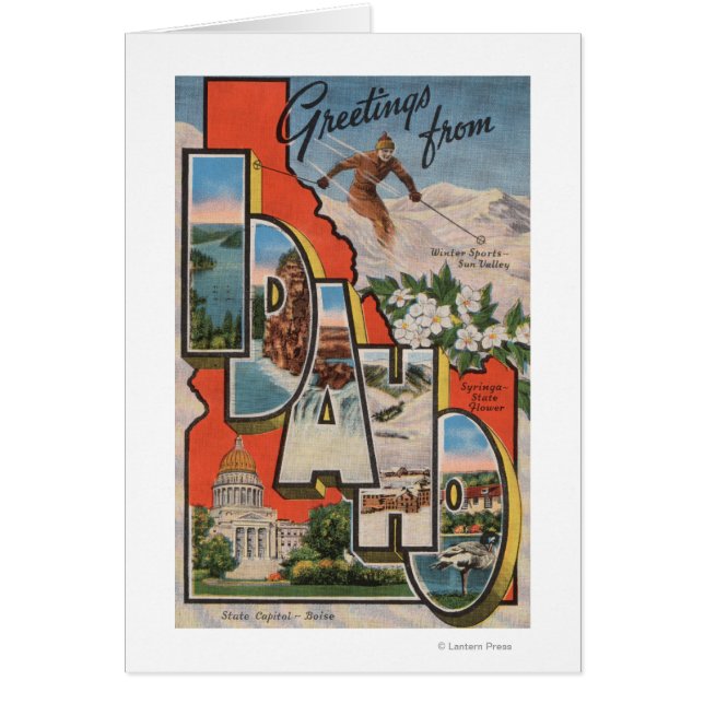 Idaho (Skiing)Large Letter ScenesIdaho (Voorkant)