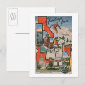 Idaho (Skiing)Large Letter ScenesIdaho Briefkaart (Voorkant / Achterkant)