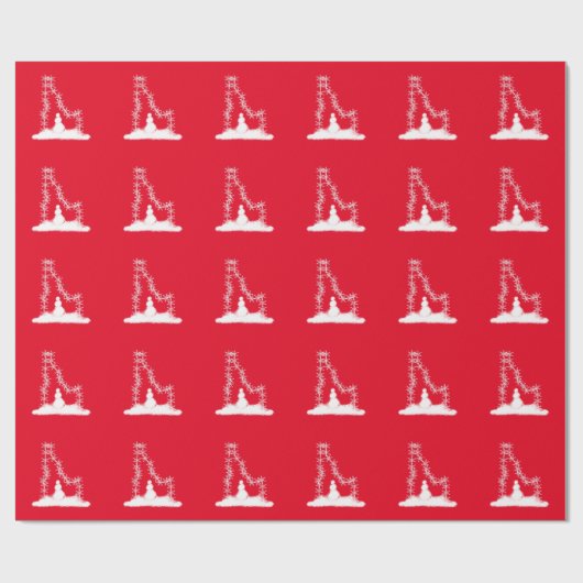 Idaho Snowflake Cadeaupapier (Vlak)