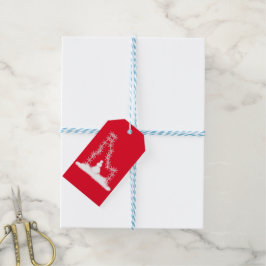 Idaho Snowflake Gift Labels Cadeaulabel