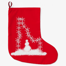 Idaho Snowflake Large Kerststop Grote Kerstsok