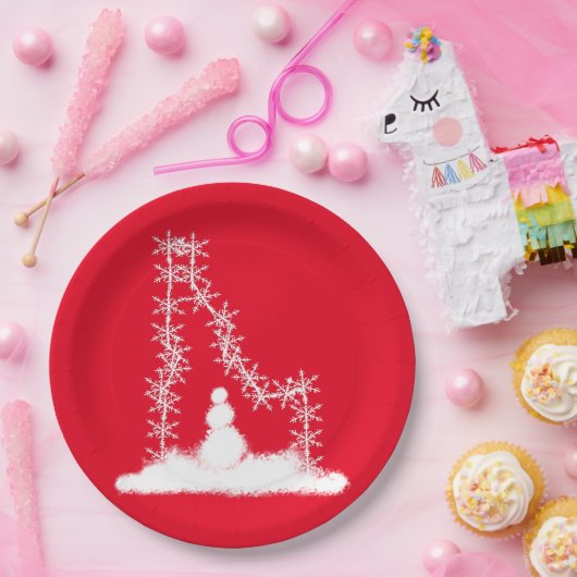 Idaho Snowflake Papieren Bordje (Feest)