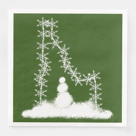 Idaho Snowflake Servet (Voorkant)