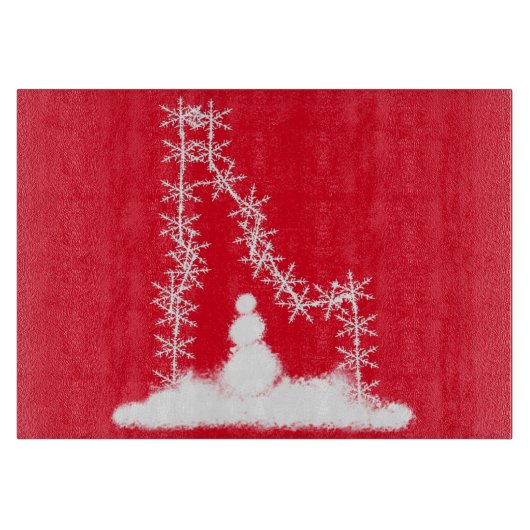 Idaho Snowflake Snijplank (Voorkant)