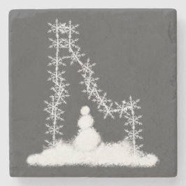 Idaho Snowflake Stenen Onderzetter