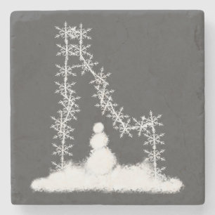 Idaho Snowflake Stenen Onderzetter