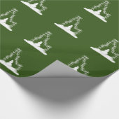 Idaho Snowflake Wrapping Paper Cadeaupapier (Hoek)