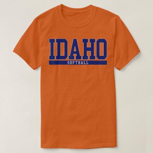 Idaho Softball T-shirt (Design voorkant)
