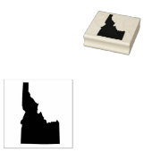 Idaho Solid Rubber Art Stamp Rubberstempel (Gestempeld)