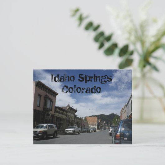Idaho Springs Colorado Briefkaart (Staand voorkant)