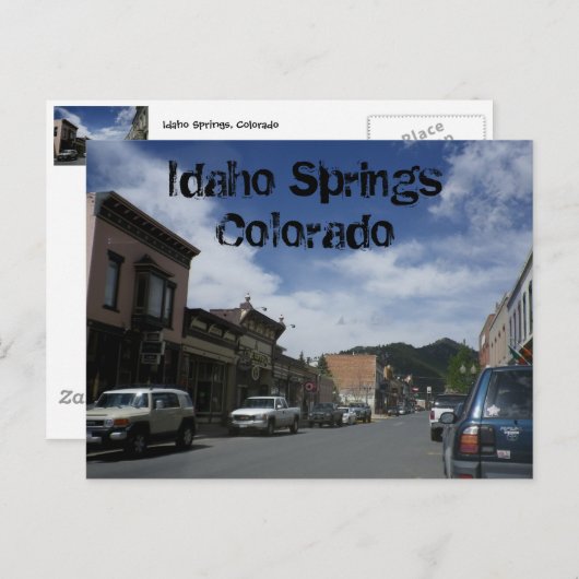 Idaho Springs Colorado Briefkaart (Voorkant / Achterkant)