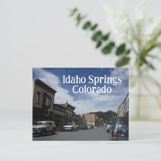 Idaho Springs Colorado Briefkaart (Staand voorkant)