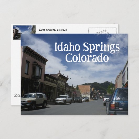 Idaho Springs Colorado Briefkaart (Voorkant / Achterkant)
