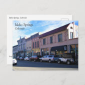Idaho Springs, Colorado Briefkaart (Voorkant / Achterkant)