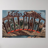 Idaho Springs, Colorado - Grote letterscènes Poster (Voorkant)