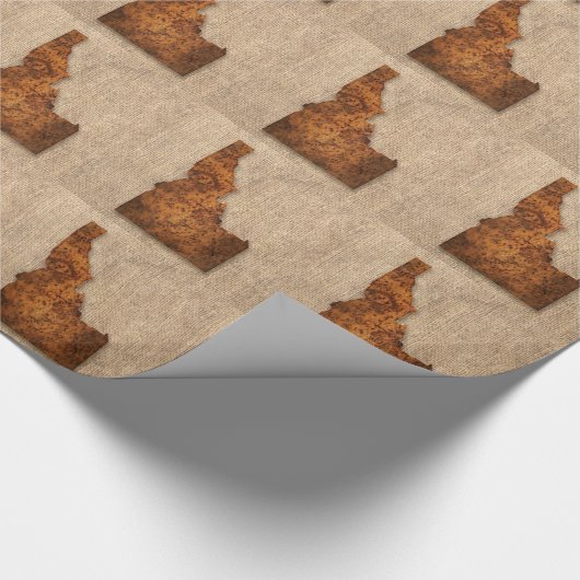 Idaho Spud Map Cadeaupapier (Hoek)