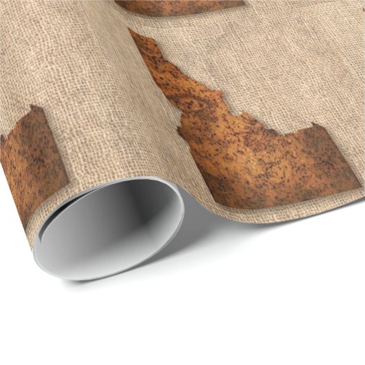 Idaho Spud Map Cadeaupapier (Rol Hoek)