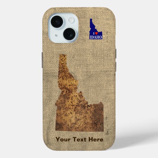 Idaho Spud Map Case-Mate iPhone Case (Achterkant)